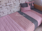 Patchwork ágytakaró lányoknak 2 db párnával