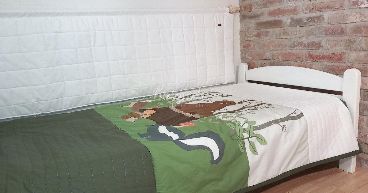 Pasztell erdő ágytakaró