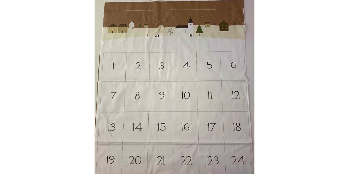 Varrd magad - adventi naptár pamut panel